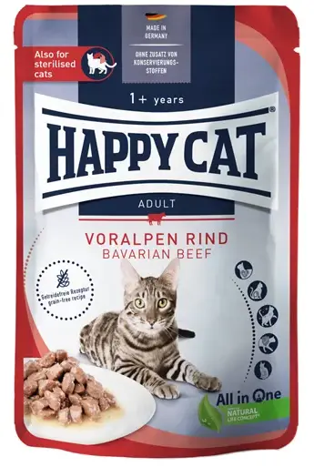 Happy Cat Culinary Кусочки в соусе (Говядина) для кошек
