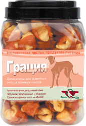 GreenQZin "Грация"(Петушок запеченый с яблоком) для собак