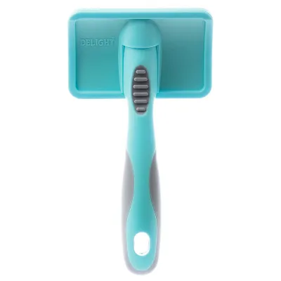DeLIGHT AQUA Пуходерка пластик с каплей для собак для кошек