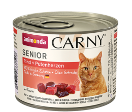 Carny Senior (с говядиной и сердцем индейки) для кошек