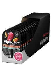 AlphaPet Superpremium Dog Теленок и тыква в соусе для собак 100 г