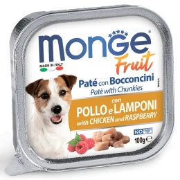 Monge Fruit Dog Паштет (Курица и малина) для собак