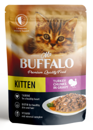 Mr. Buffalo Kitten (Индейка в соусе) для кошек