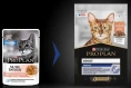 Pro Plan Indoor (Лосось в соусе) для кошек