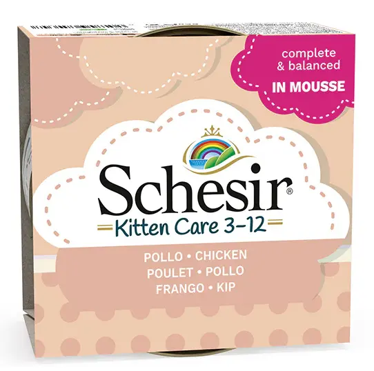 Schesir Kitten Care Mousse (Курица) для кошек