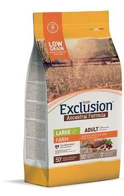 Exclusion Farm Adult Large Breed (Курица, утка и яйца)