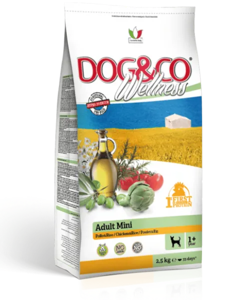 Dog&Co Wellness ADULT MINI (Курица и рис)