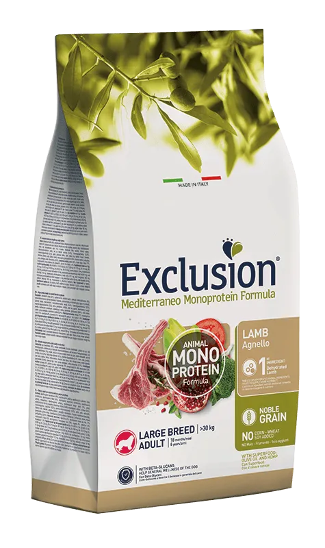Exclusion Monoprotein Noble Grain Adult Large (Ягненок)