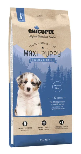 Chicopee CNL Maxi Puppy (Птица и просо)