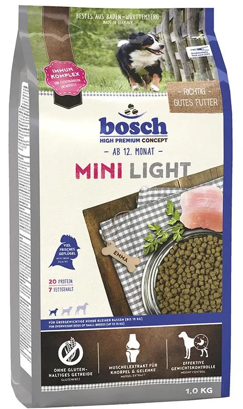 Корм Bosch Mini Light для собак