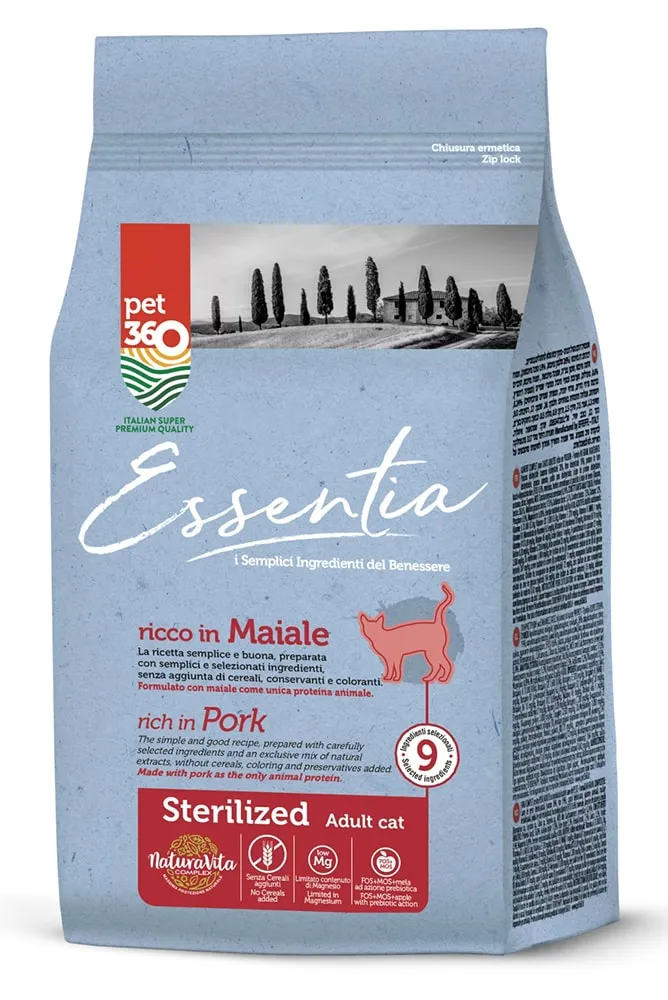 Pet360 Essentia для стерилизованных кошек (Свинина)