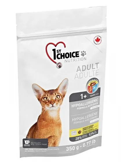 Корм 1st CHOICE Hypoallergenic GF Adult Cat (Утка) для кошек