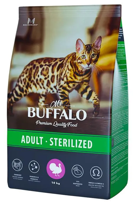 Mr. Buffalo Cat Sterilised (Индейка)