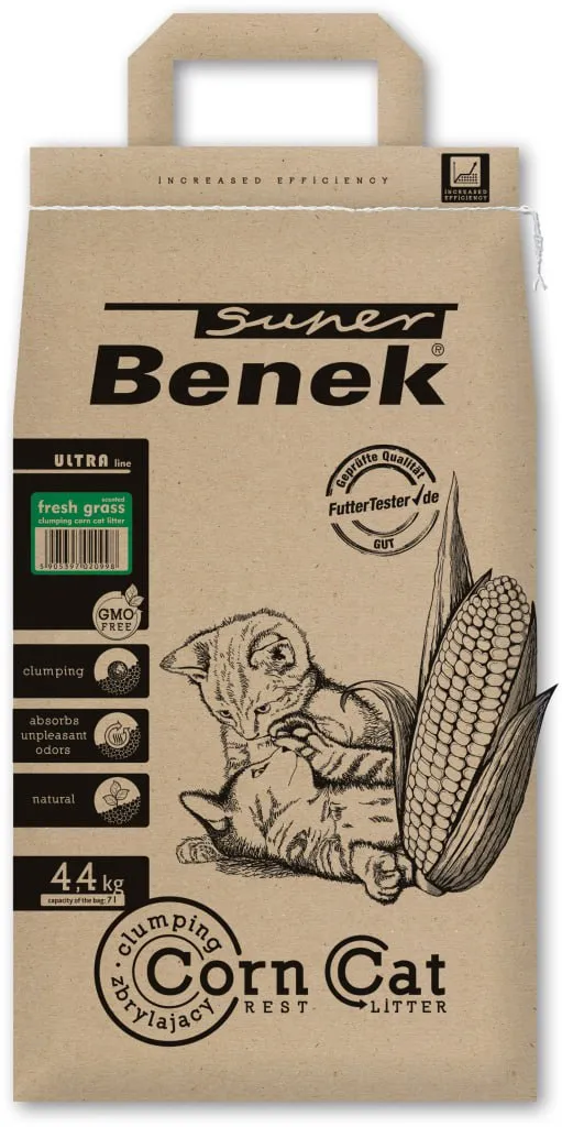 Super Benek Corn Cat кукурузный (Свежая трава)