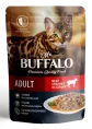 Mr. Buffalo Cat Adult (Говядина в соусе) для кошек