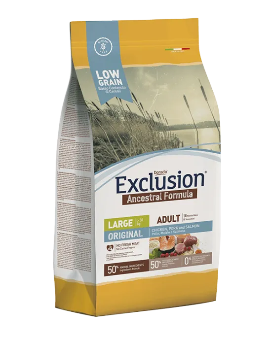 Exclusion Original Adult Large (Курица, поросенок, лосось)