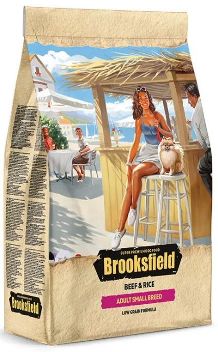 Brooksfield Low Grain Adult Dog Small Breed (Говядина, рис), 700 г