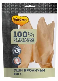 Мнямс Уши кроличьи для собак, 450 г