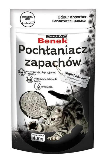Super Benek Поглотитель запаха с активированным углем для кошек