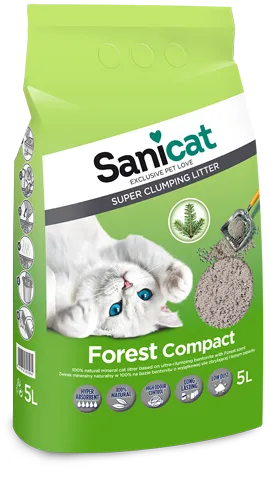 Sanicat Compact Forest для кошек