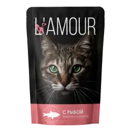 L’AMOUR для кошек с рыбой в соусе