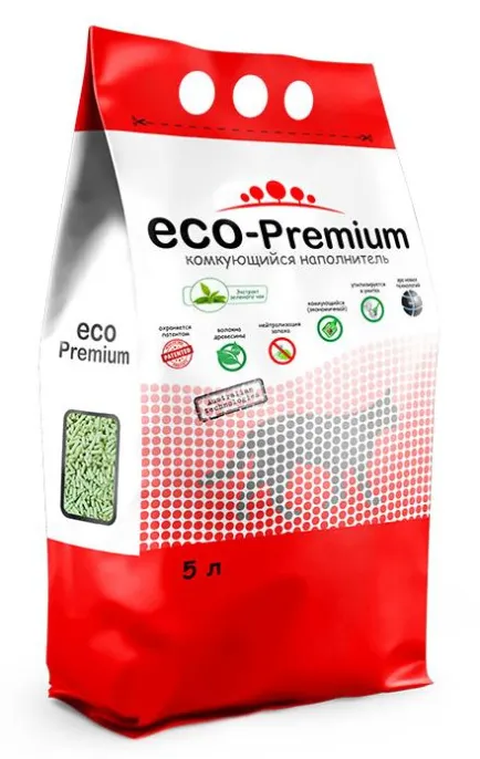 ECO-Premium (Зеленый чай) для кошек