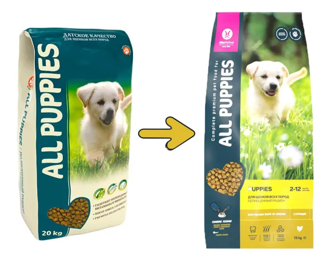 All Puppies для щенков всех пород (Курица), 13 кг