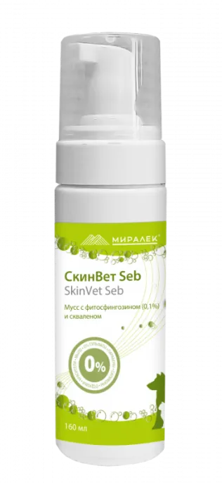 Миралек Мусс СкинВет Seb для собак для кошек