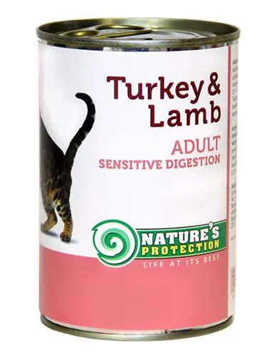 Nature's Protection Cat Sensible Digestion Turkey & Lamb для кошек