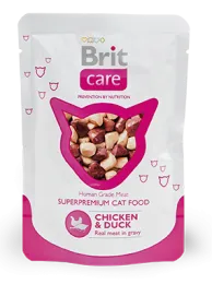 Brit Care Cat Chicken & Duck Pouch для кошек
