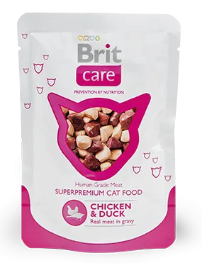 Brit Care Cat Chicken & Duck Pouch для кошек