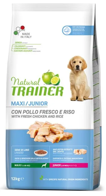 Trainer Natural Junior Maxi (Курица), 12 кг