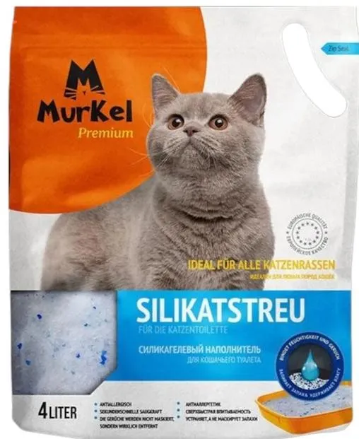 Murkel Наполнитель силикагелевый (Нейтральный) для кошек