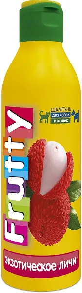 Шампунь Frutty Экзотическое личи для собак и кошек