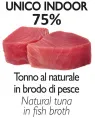 Unica Natura UNICO INDOOR Ломтики тунца для кошек
