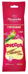 Природа Фиеста Колосок Ореховый для волнистых попугаев