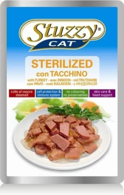 Stuzzy Cat Пауч для стерилизованных кошек (индейка)