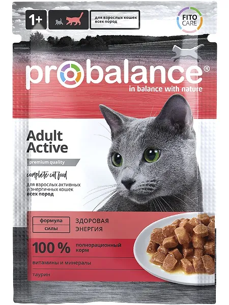ProBalance Консервированный корм Active Cat для кошек
