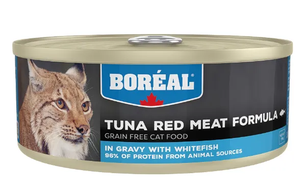 Boreal Cat Красное мясо тунца в соусе с белой рыбой для кошек