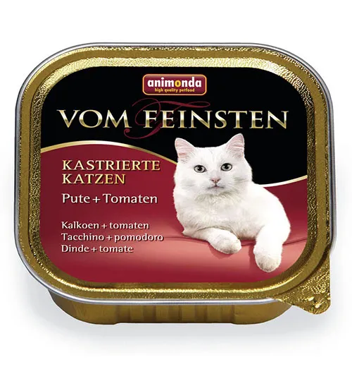 Vom Feinsten Castrated (с индейкой и томатами) для кошек