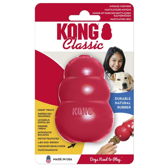KONG Игрушка для собак Classic, красный