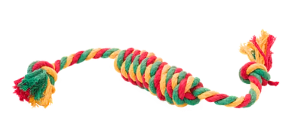 Doglike "Dental Knot" Сарделька канатная, цветная для собак