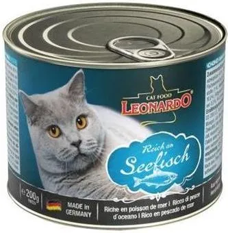 Влажный корм Leonardo (Rich in ocean fish) для кошек, 200 г