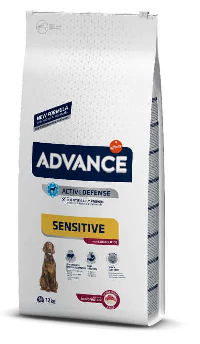 Advance Dog Sensitive (Ягненок и рис), 3 кг