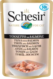 Паучи Schesir Tuna Salmon (Тунец, лосось) для кошек