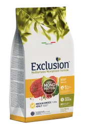 Exclusion Monoprotein Noble Grain Adult Medium (Говядина)