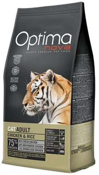 Корм Optima Nova Cat Adult (Курица и рис) для кошек