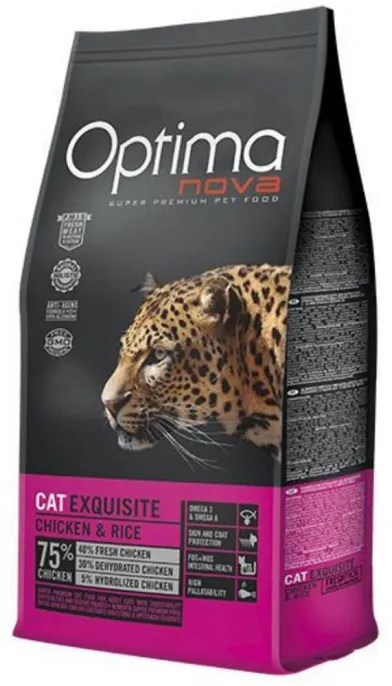 Корм Optima Nova Cat Exquisite (Курица и рис) для кошек