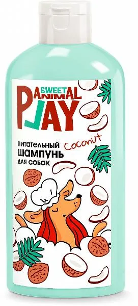 Шампунь Animal Play Sweet "Взрывной кокос", 300 мл для собак