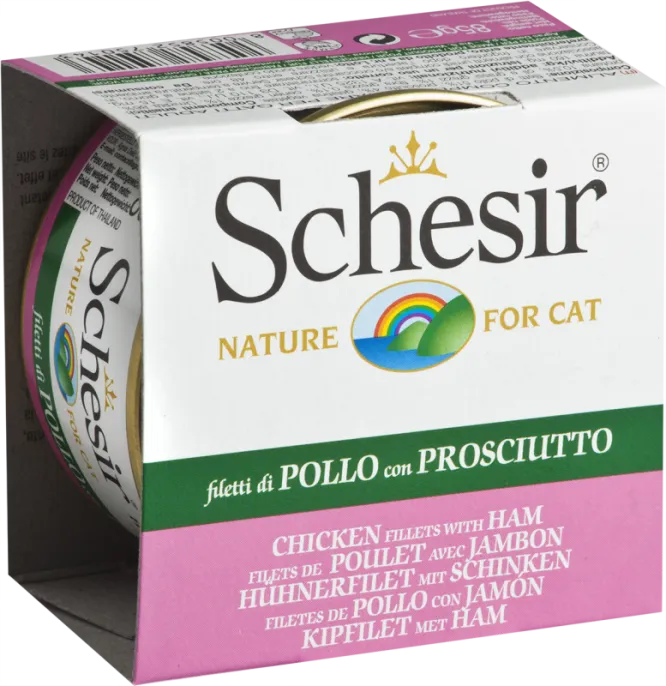 Schesir Chicken Ham (Цыпленок, ветчина) для кошек